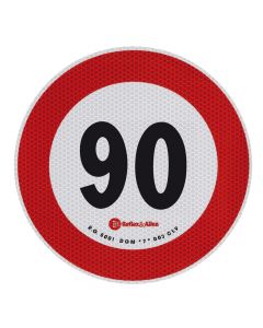 Contrassegno limite velocità - 90 Km/h